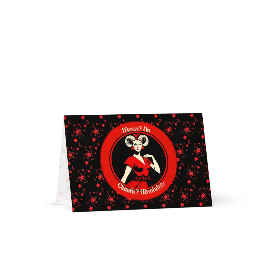 Aries 2025, Messy? No, Card product image (1)