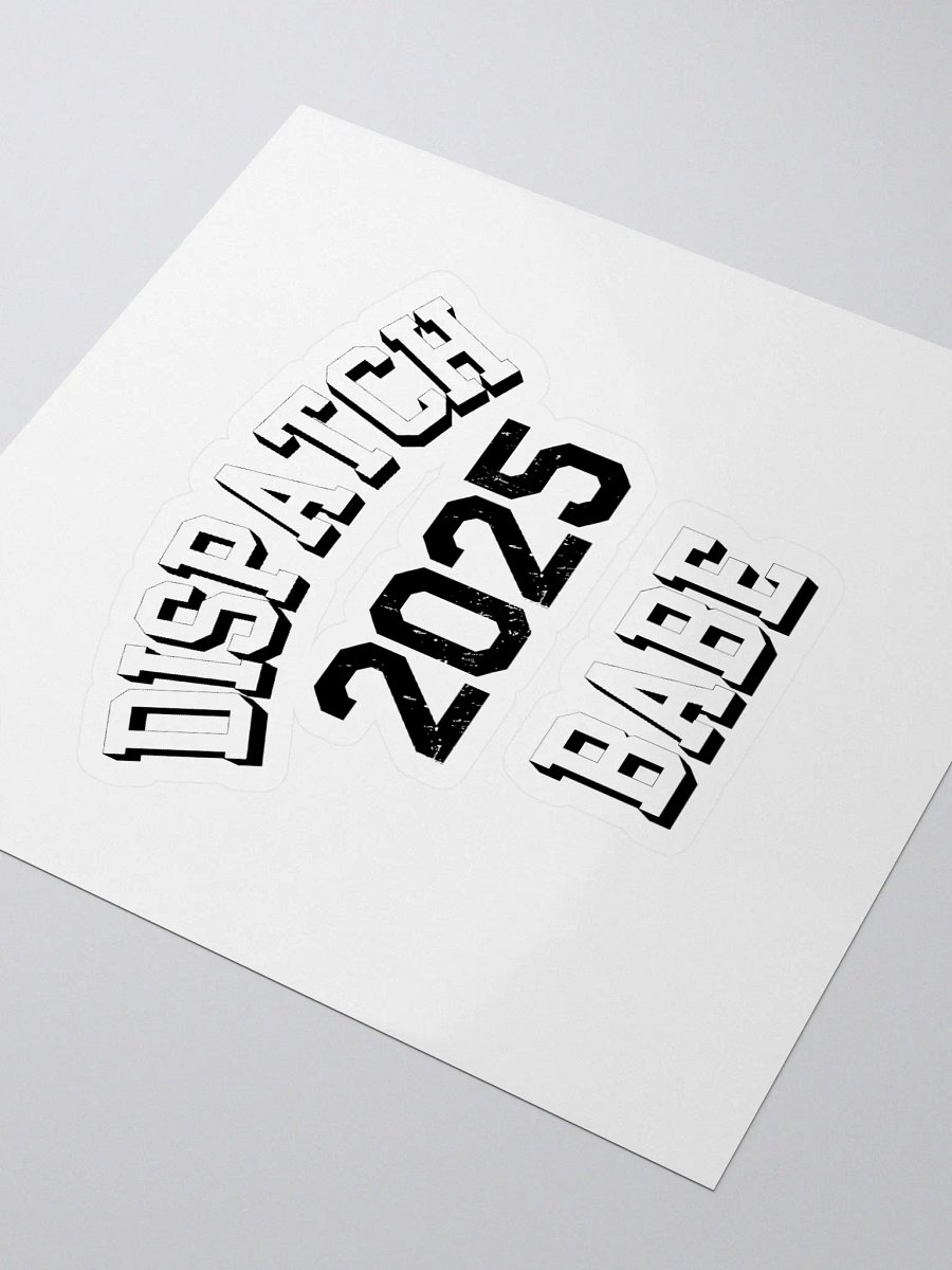 Dispatch Babe Varsity Sticker - Shape Your Style product image (3)