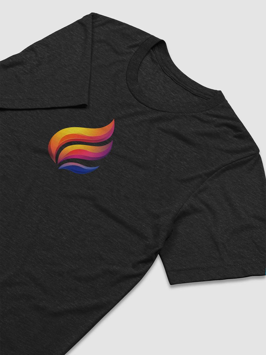 Flame Triblend T-Shirt Black Heather product image (4)