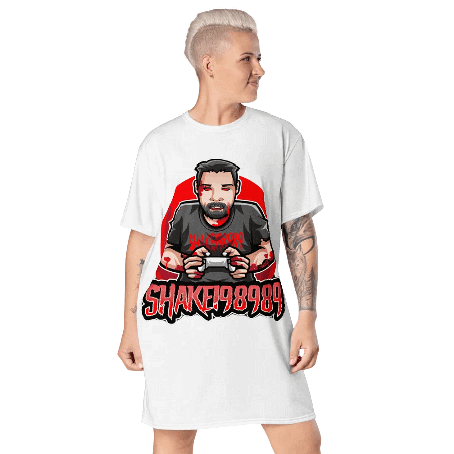 Bloodbath Gamer T-Shirt Dress product image (6)