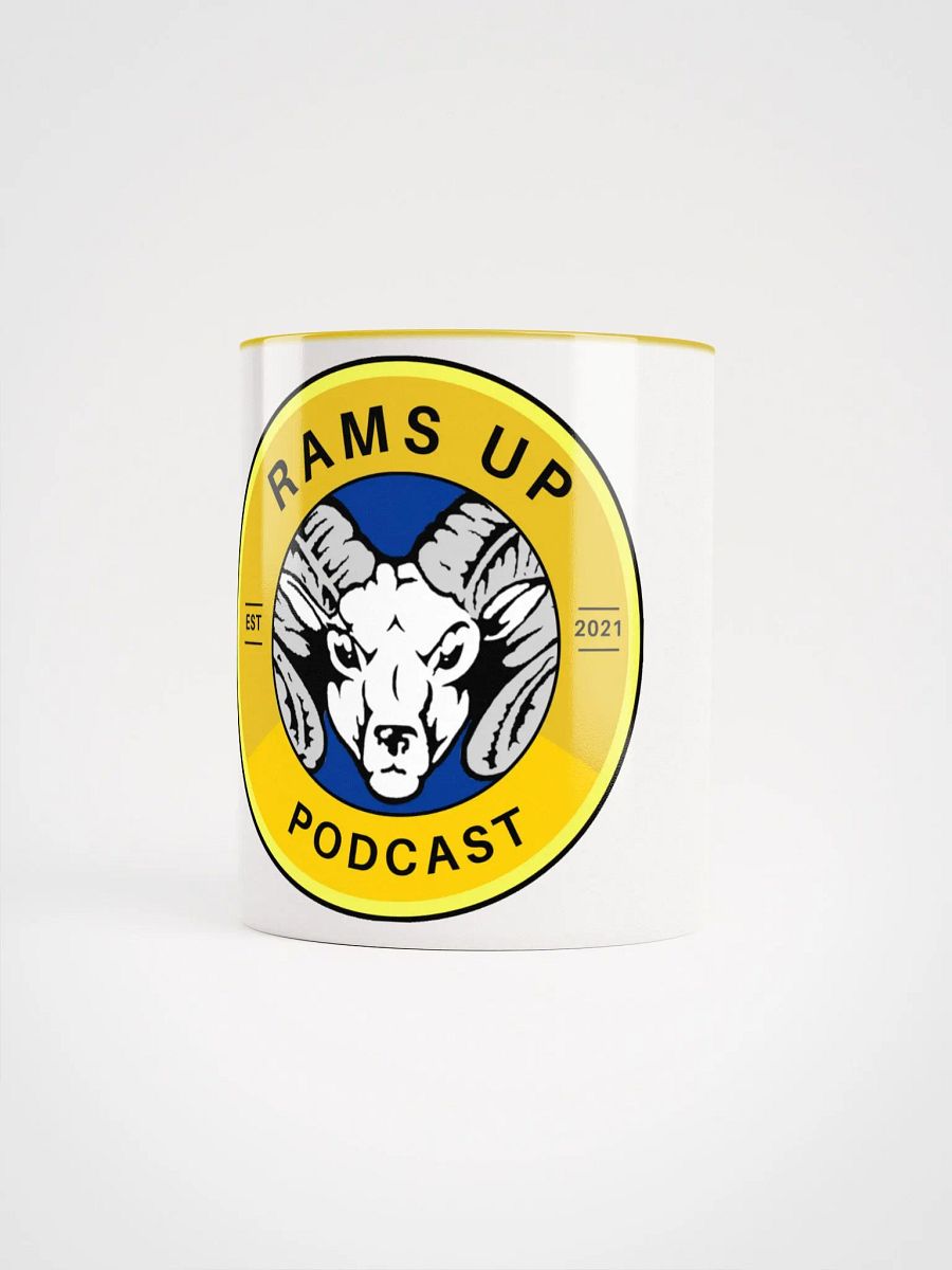 Rams Up Ceramic Mug with Blue & White Logo product image (5)
