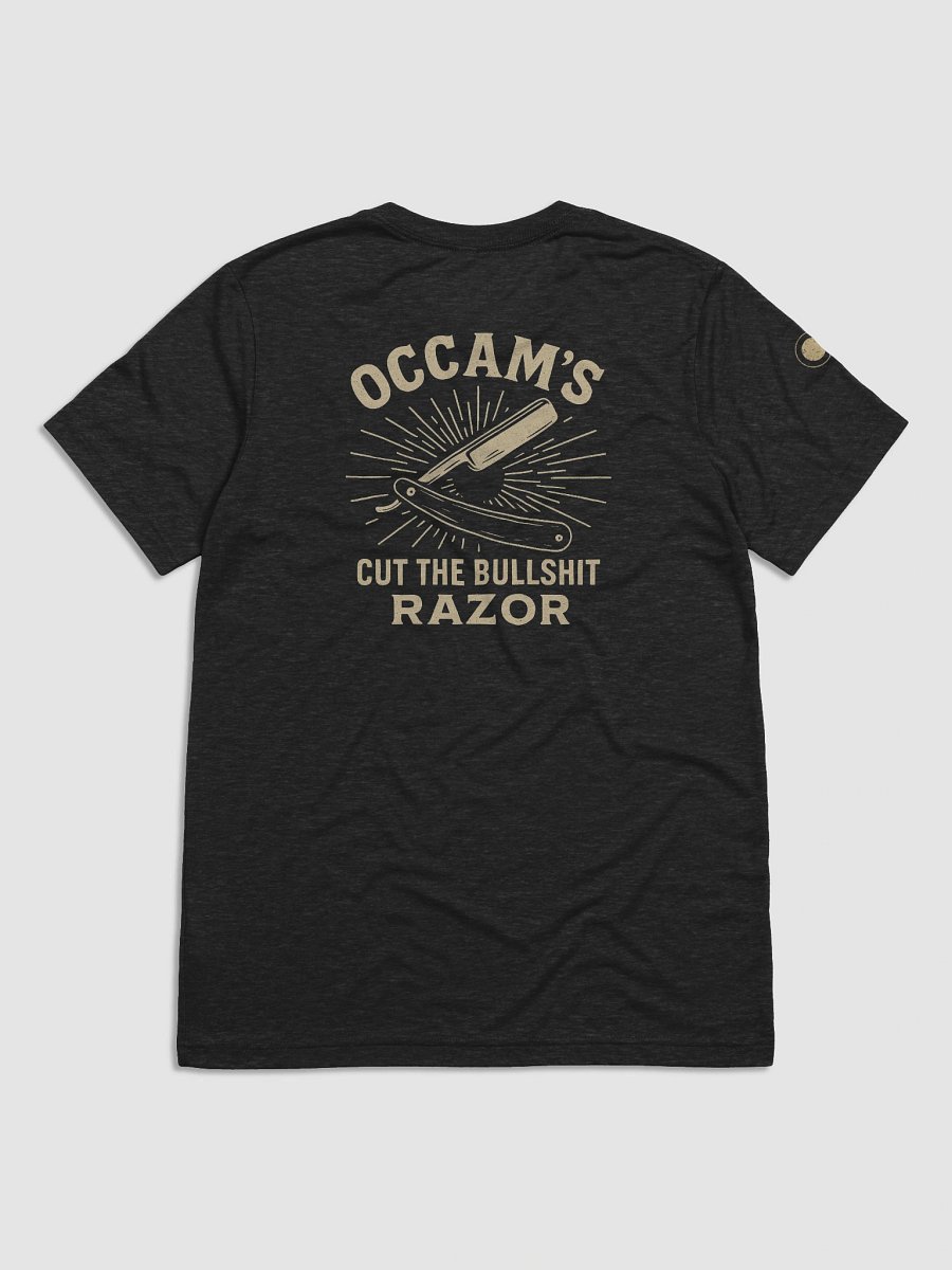 Occam’s Razor – Cut the Bullshit Fitted Tee product image (4)
