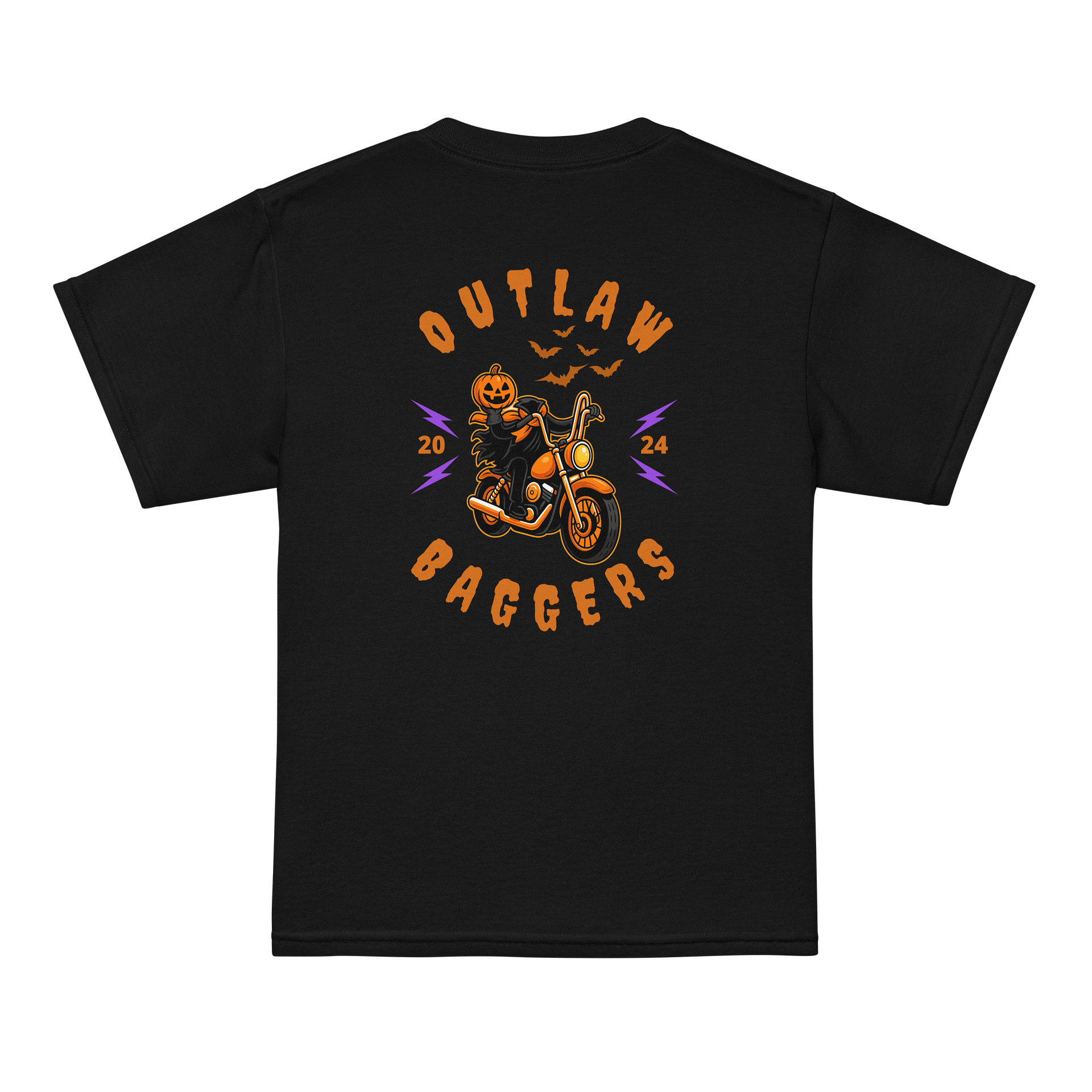 Outlaw Baggers Headless Rider Kids Tee product image (1)
