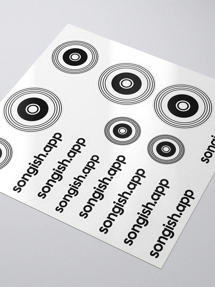 THE SONGISH STICKER SHEET v1 product image (5)