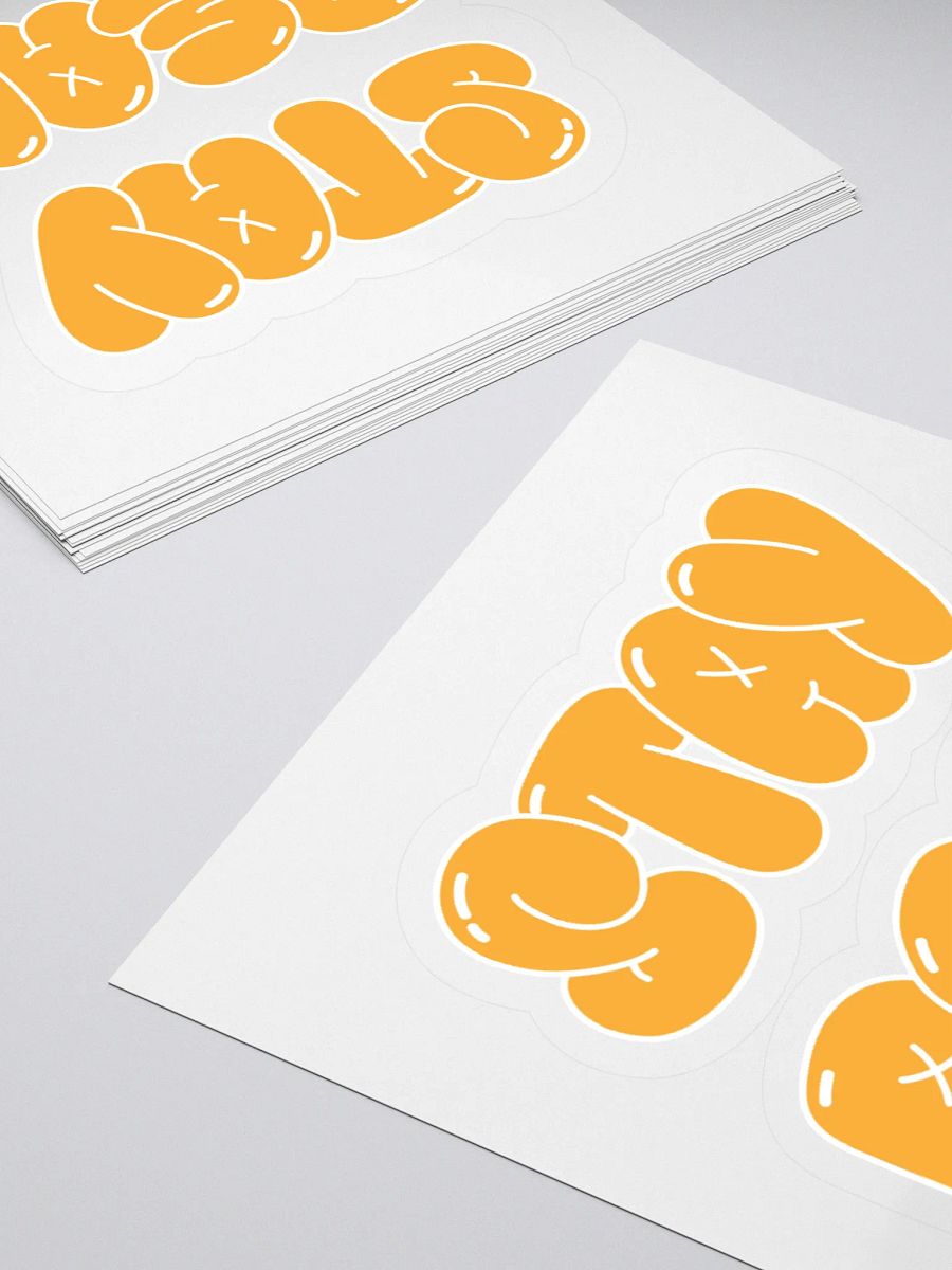 PLAYFULLY BOLD: STAY REAL Kiss Cut Stickers product image (10)