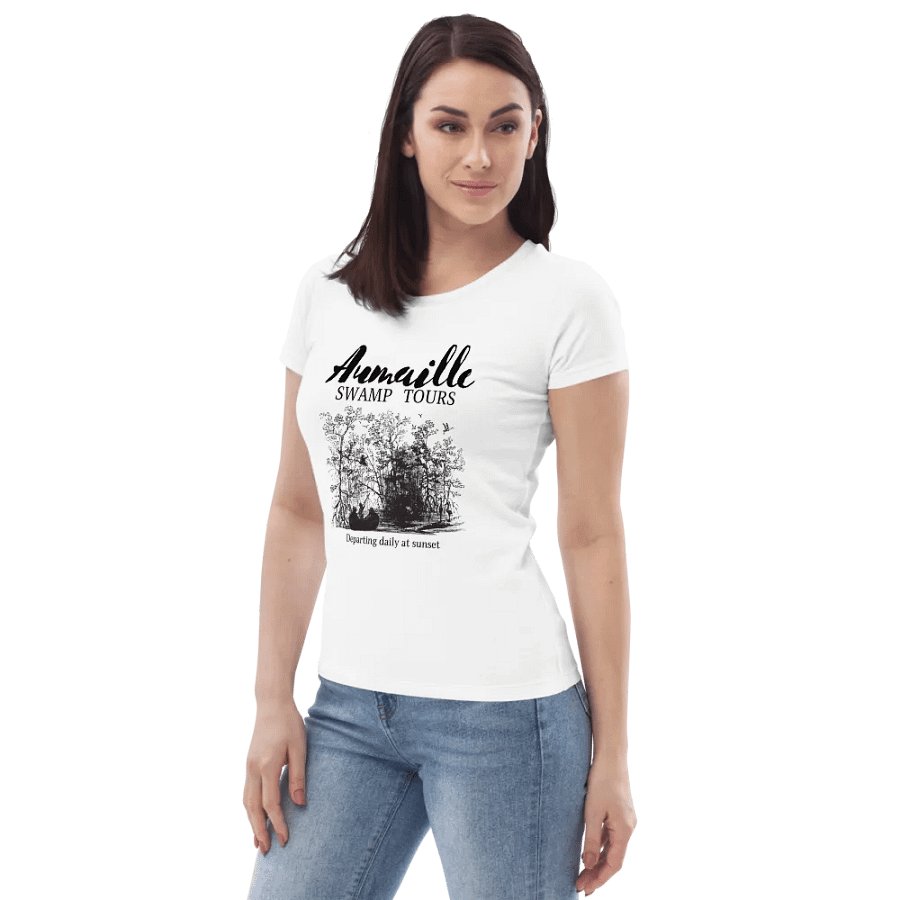 Swamp Tour Organic Cotton Women's Fitted Tee product image (6)