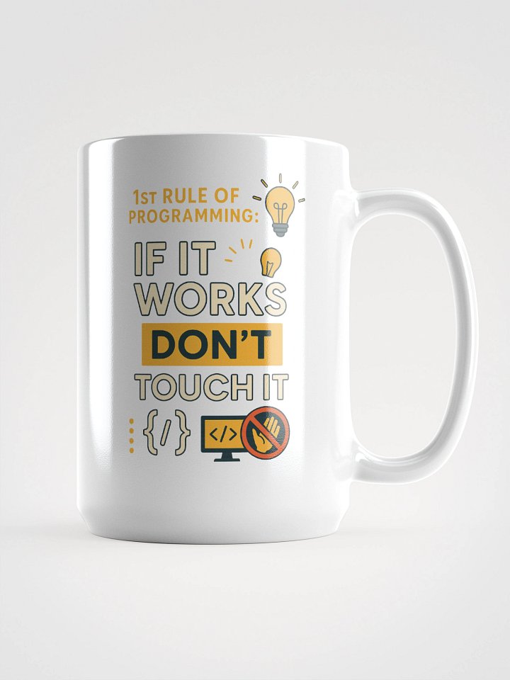 1st Rule of Programming Mug 😄 product image (1)