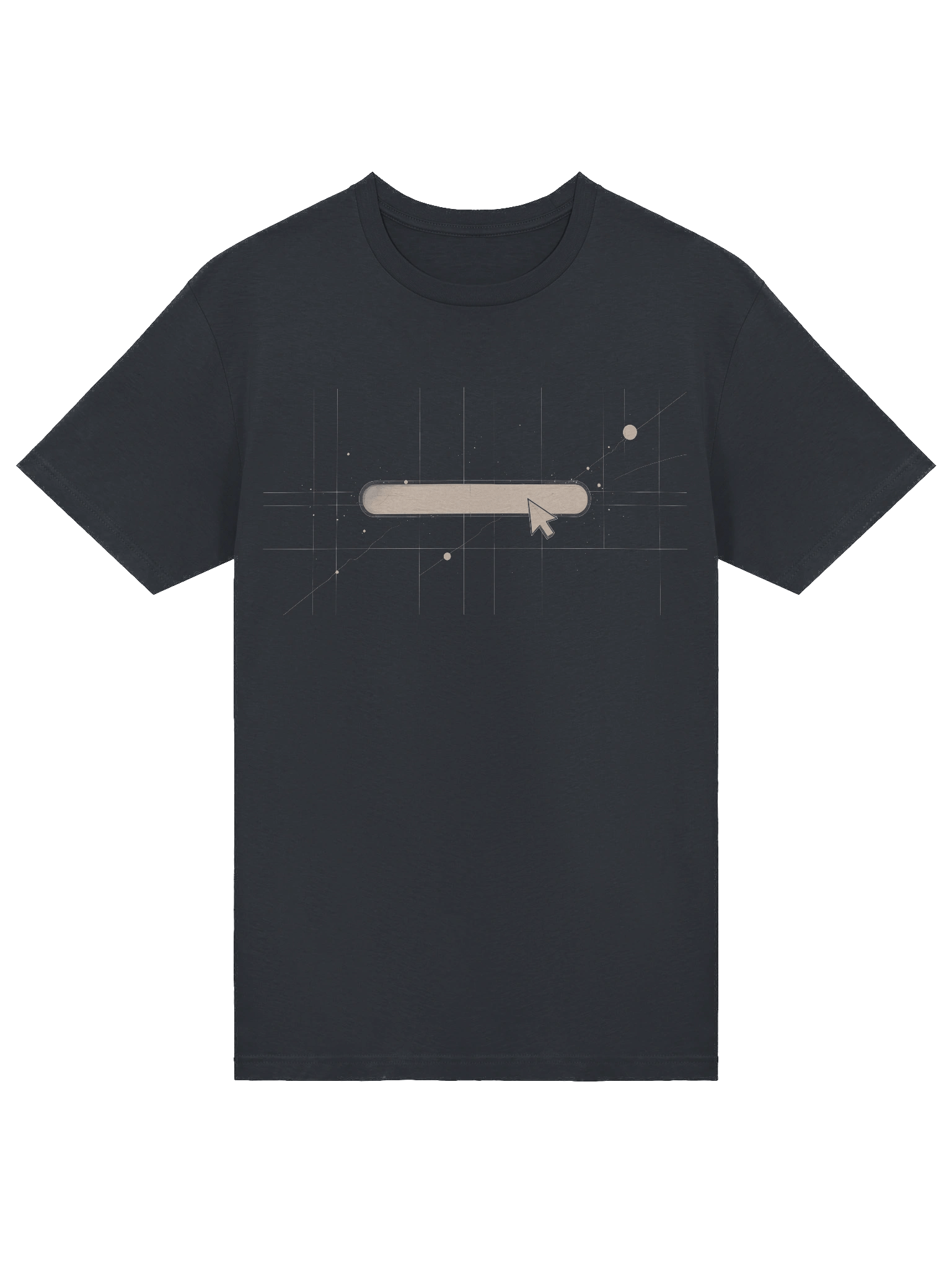 Minimalist Search Bar with Cosmic Graph Design T-Shirt product image (17)