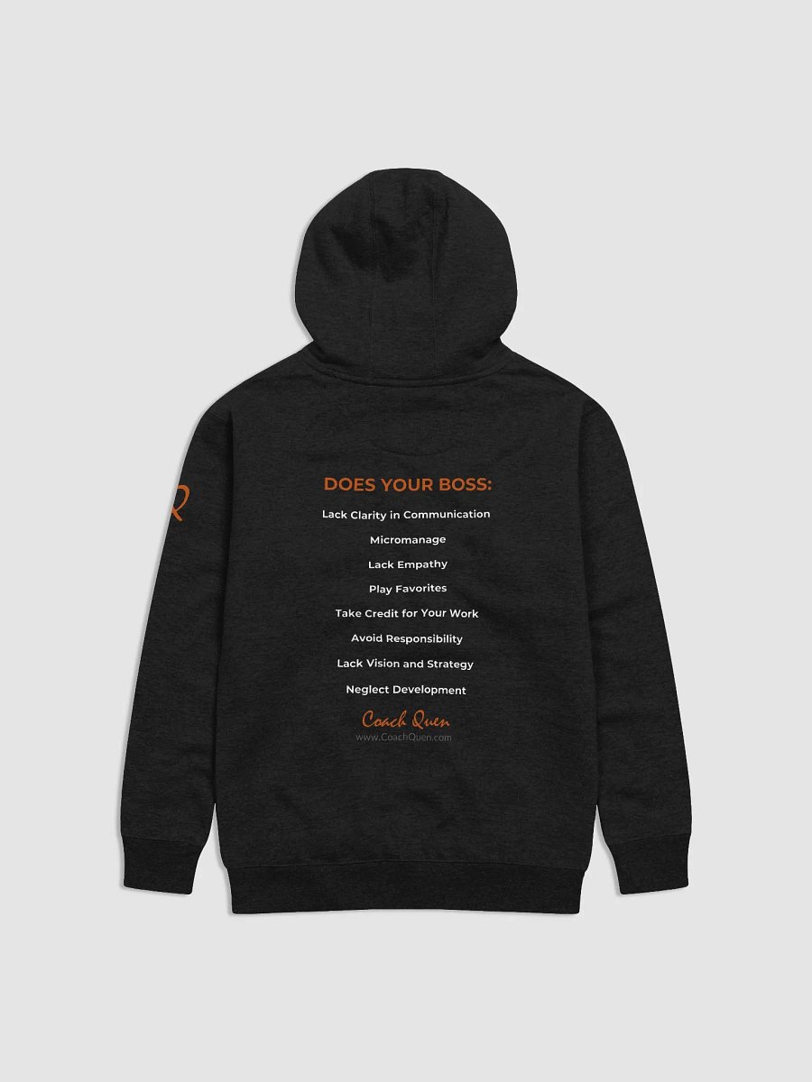 Bad Boss Buster White Logo Unisex Hoodie product image (2)