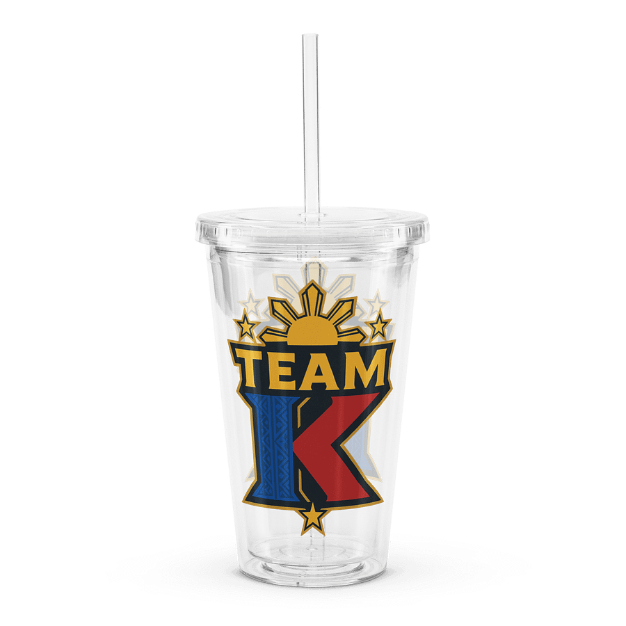 Team K Philippines Clear Plastic Tumbler product image (1)