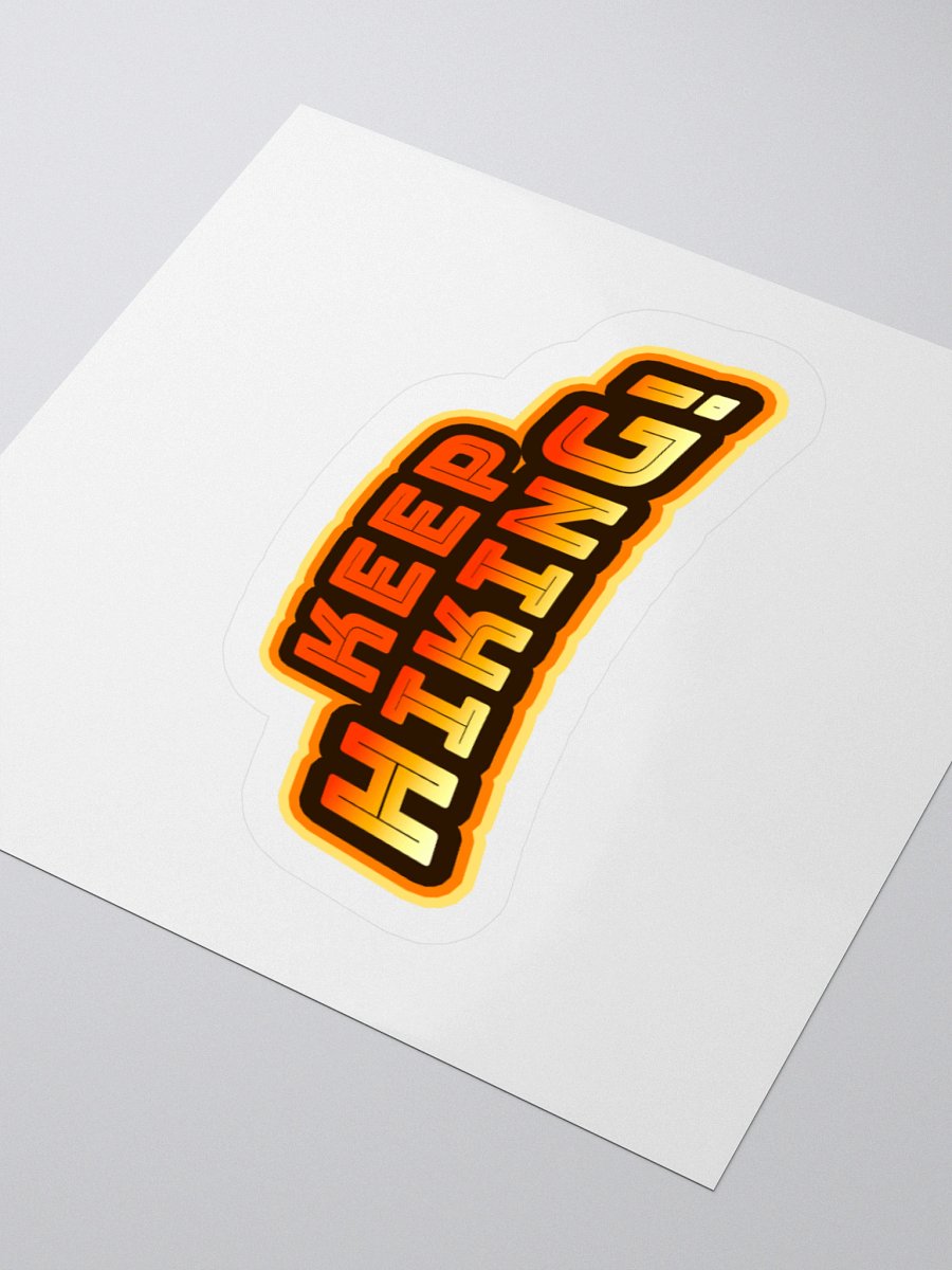 Energize Your Gear with 'KEEP HIKING!' Stickers product image (7)