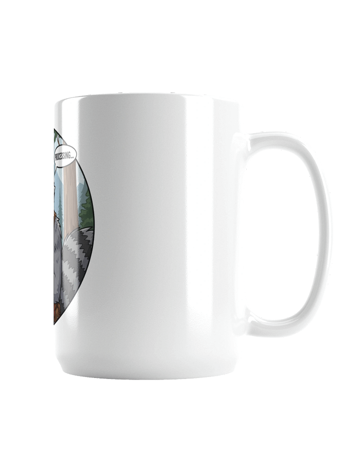 Thoughtful Raccoon Processing Mug product image (2)