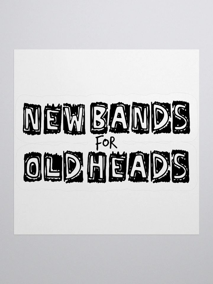 New Bands for Old Heads Sticker product image (1)