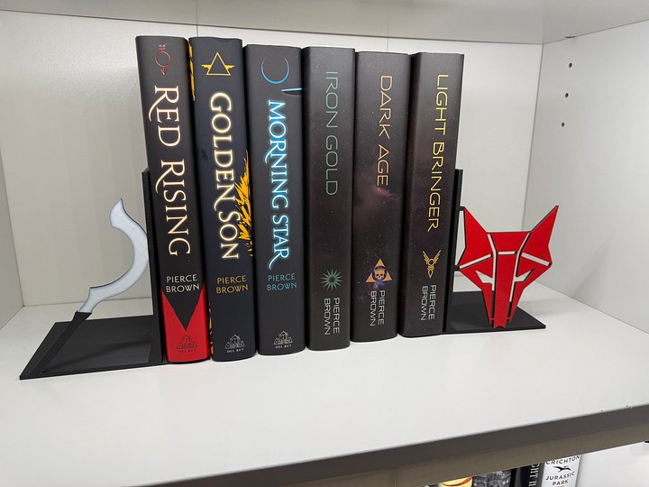 Red Rising Bookends product image (1)