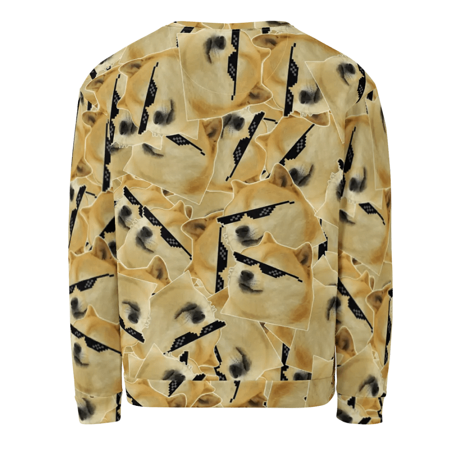 $DOGE Full Printed Unisex Sweatshirt product image (4)
