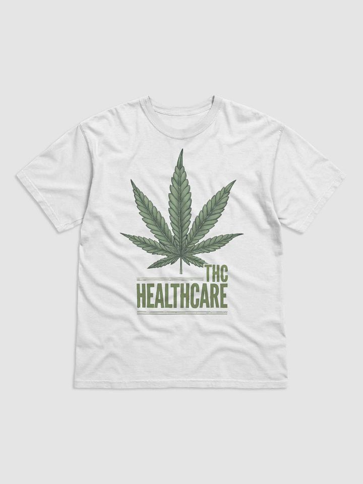 "THC Healthcare" #Statement Heavyweight White T-Shirt product image (1)