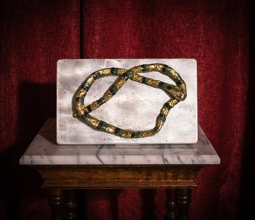 Forbidden Relic: Vintage Death Box with Mummified Serpent Guardian product image (1)