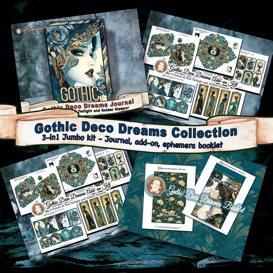 Gothic Deco Dreams 3-in-1 Jumbo Collection - Digital Download ONLY product image (1)