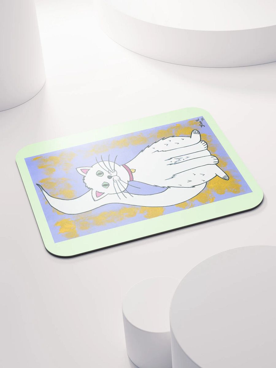 Cat (art by Dina R.) acrylic painting picture - Classic Mouse Pad product image (4)