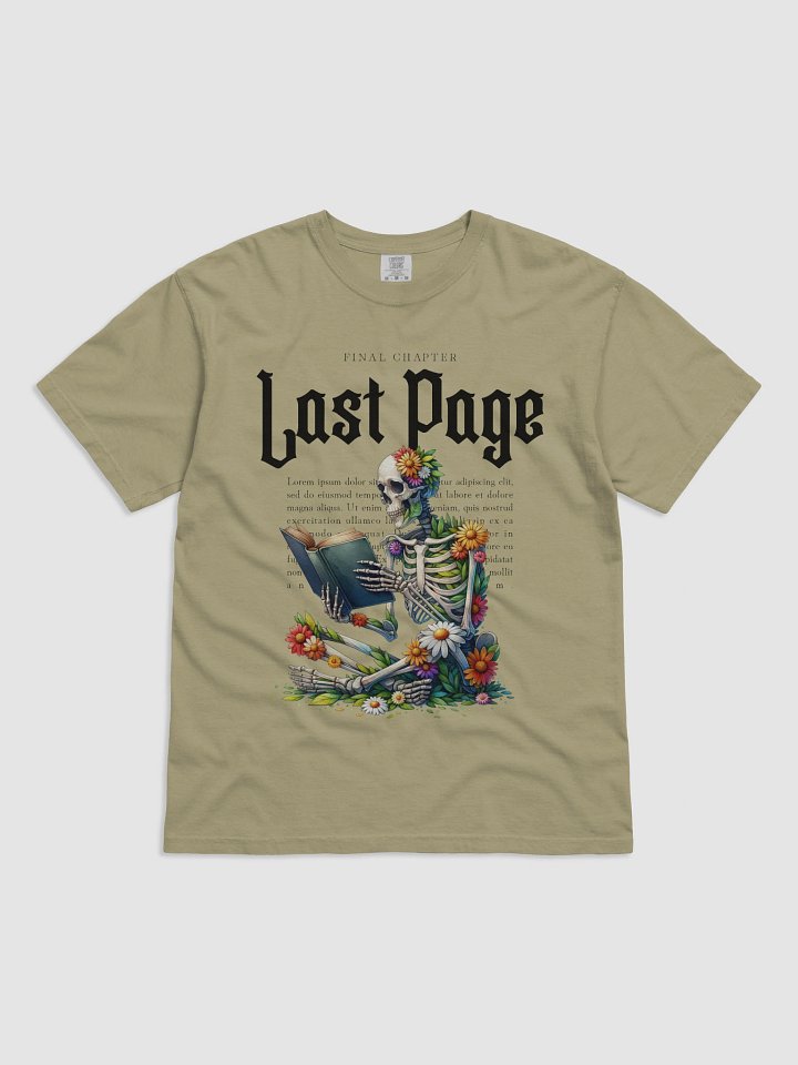 Floral Skeleton Reading T-Shirt product image (7)