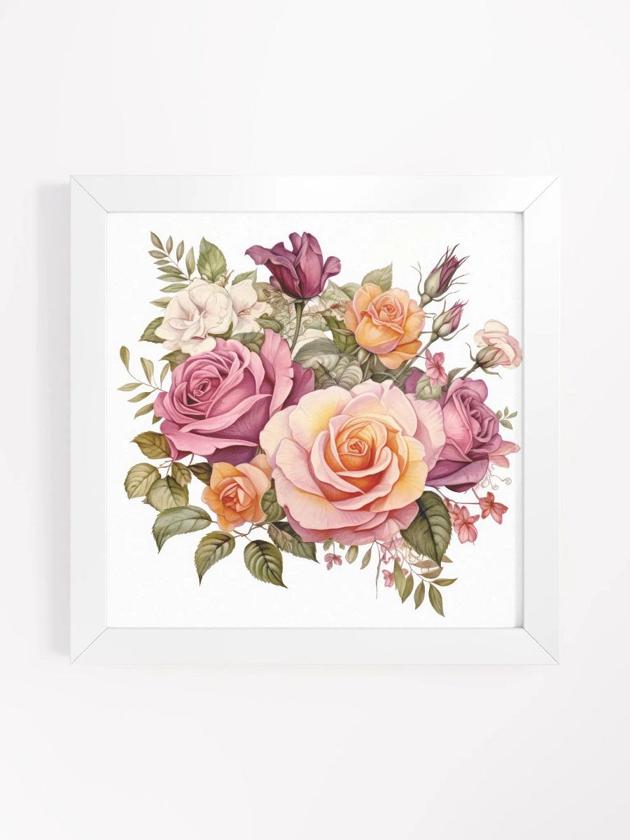 Roses Bouquet Watercolor Wall Art product image (21)