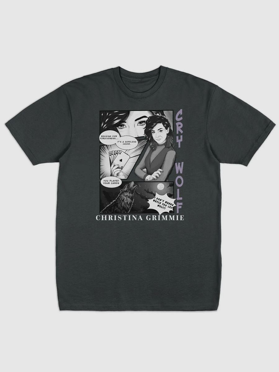 Cry Wolf Comic Black Tee product image (2)