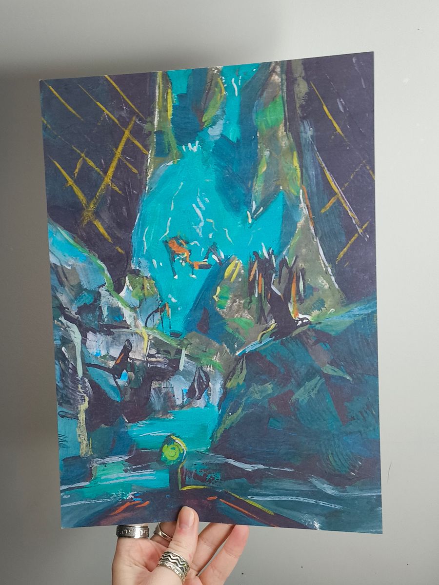 Art print “just look up” product image (1)