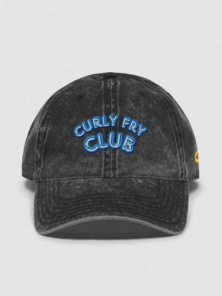 CURLY FRIES CLUB vintage wash dad hat product image (2)