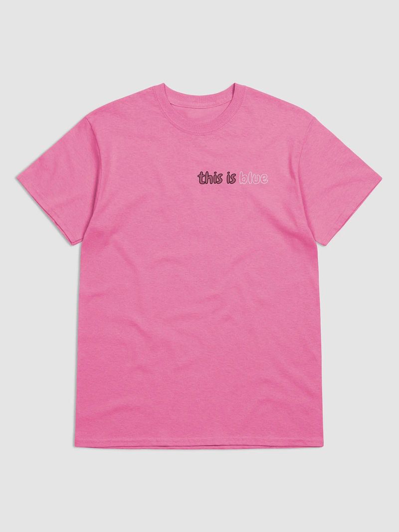 A "Blue" t-shirt