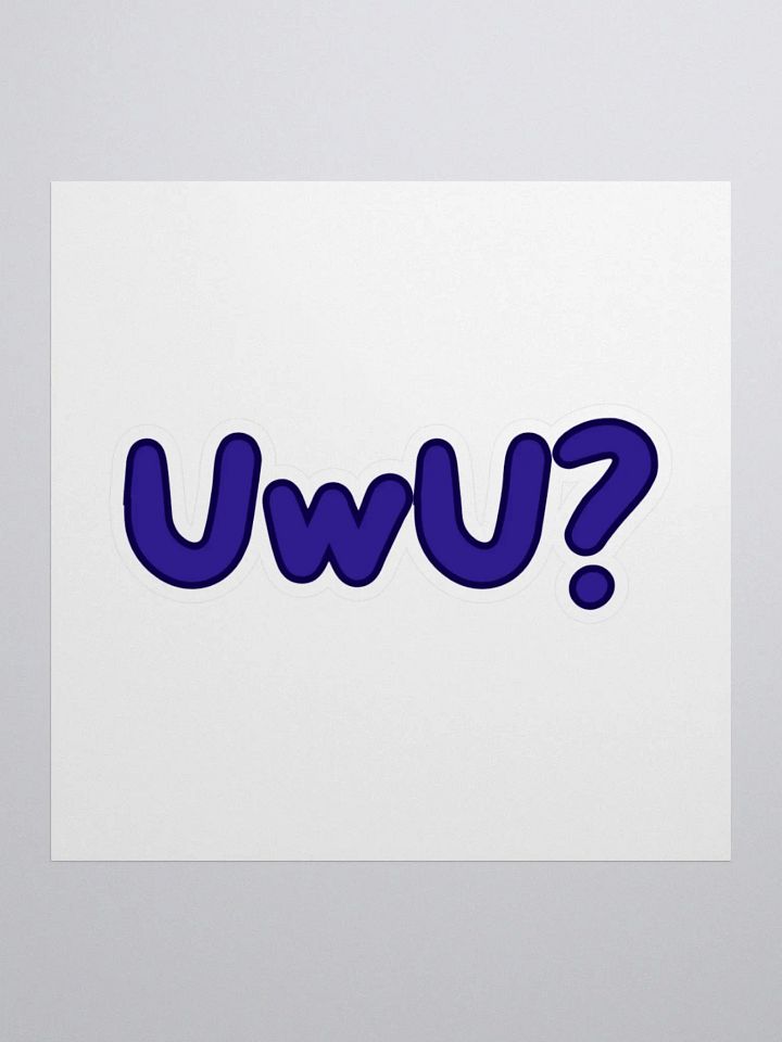 UwU? Sticker, Purple product image (3)
