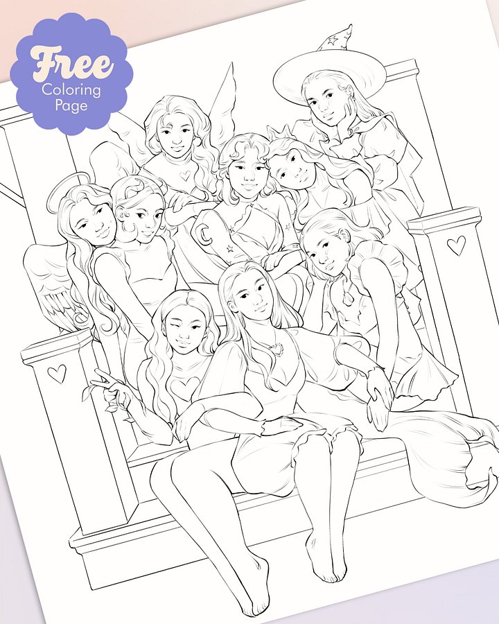 Coloring Page | Rainbow Collection product image (1)