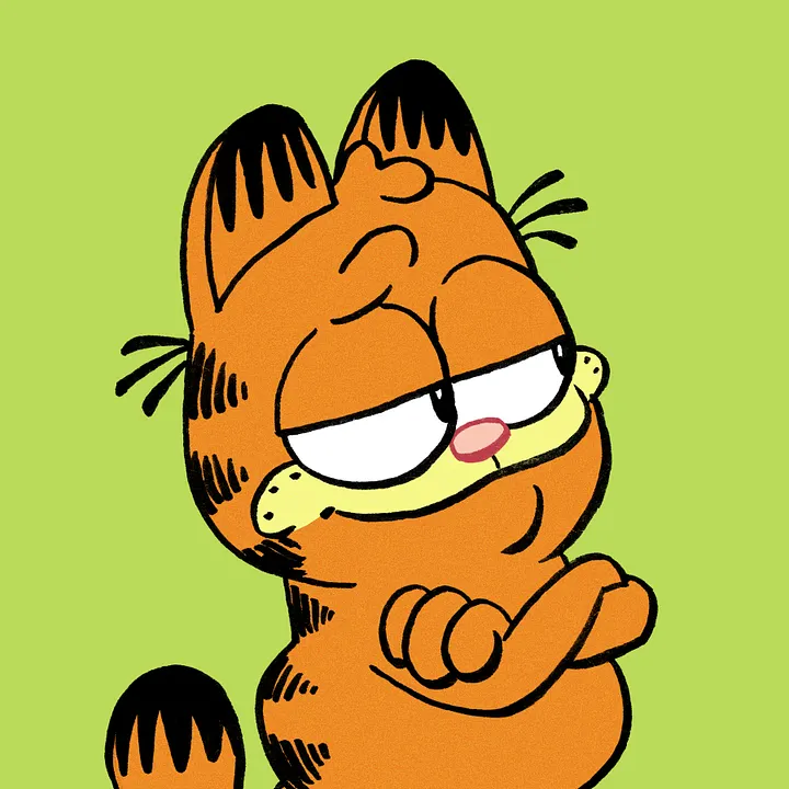 Garfield Print (6x6") product image (1)