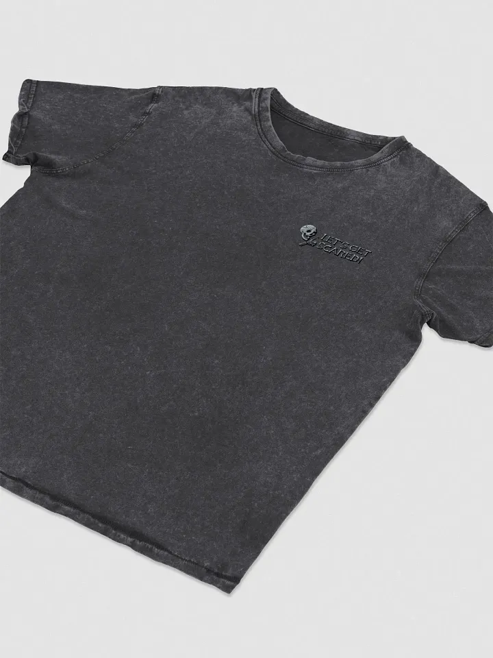 Let's Get Scared Denim Tee (Embroidered) product image (8)