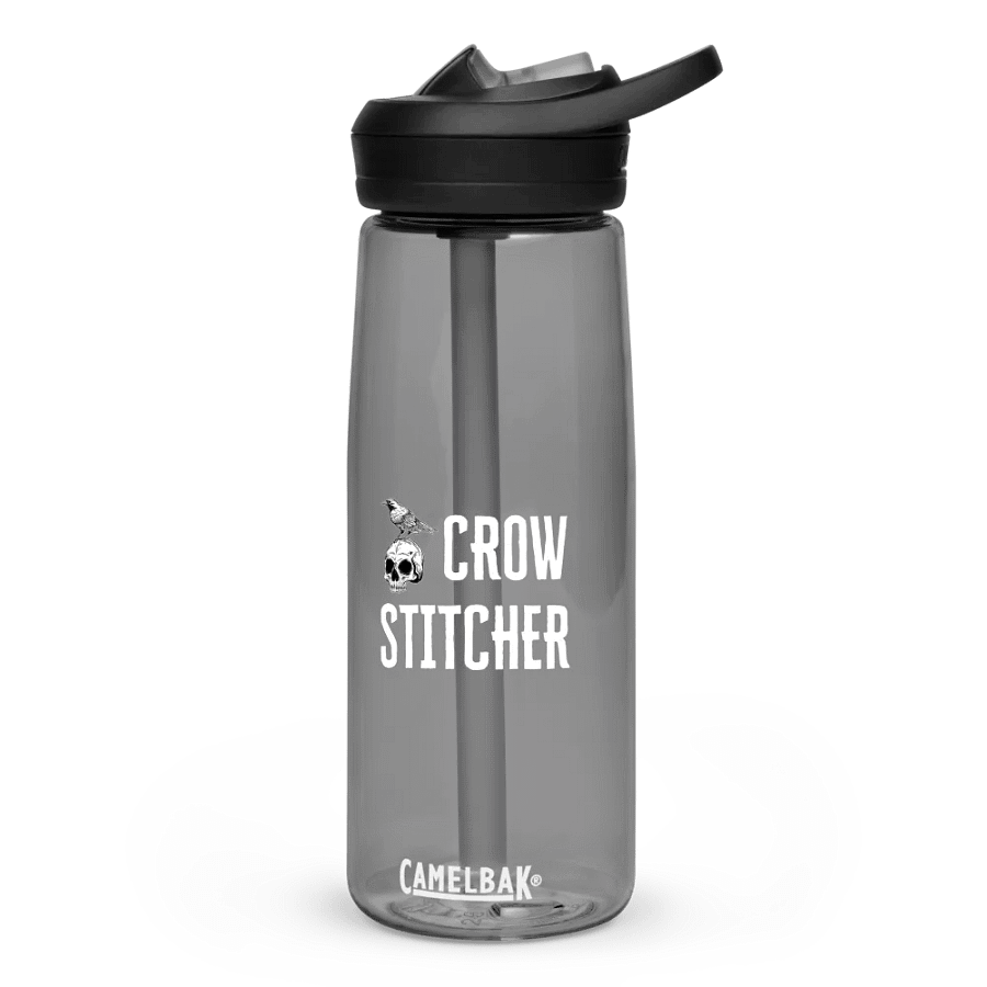 Crow Stitcher Skull & Crow Water Bottle product image (1)