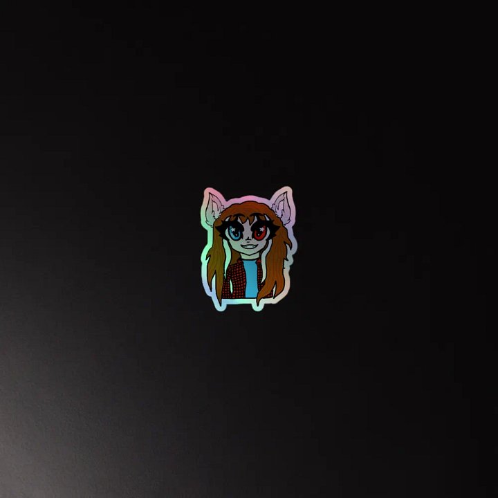 wolfie grin sticker product image (4)