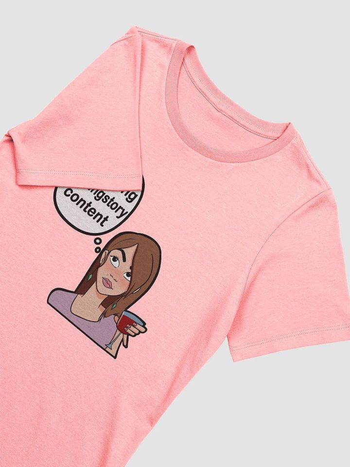 #datingstory Content - slimmer fit t-shirt product image (2)