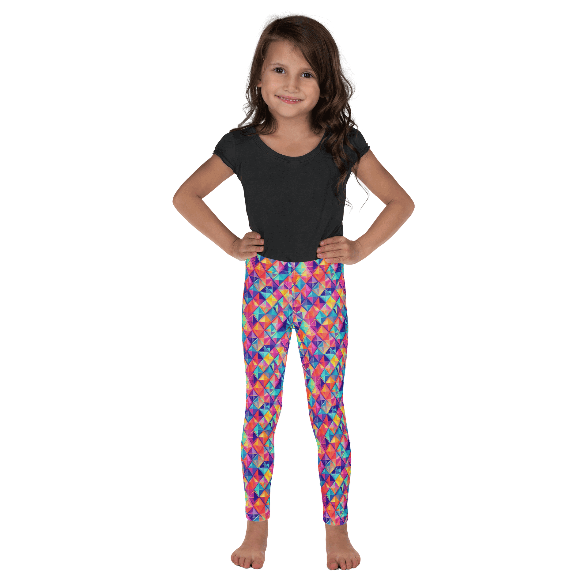 Colorful Diamonds JumpActive Dance Leggings product image (3)