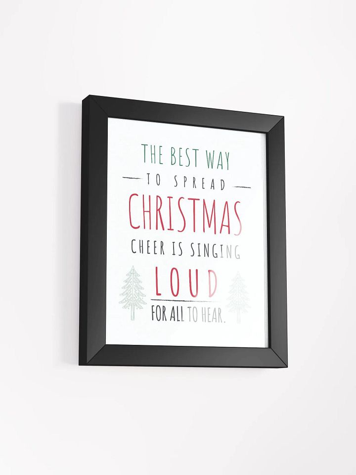 Christmas Cheer Framed Print product image (13)