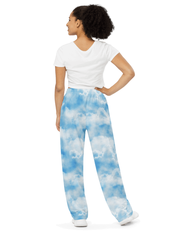 Clouds Unisex Wide-Leg Pants product image (2)