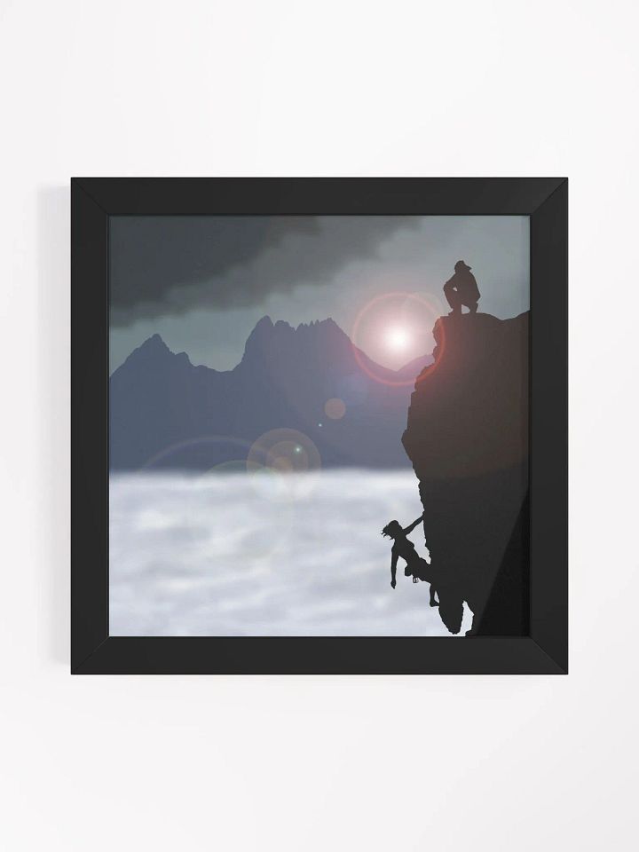 Light my way framed print product image (1)