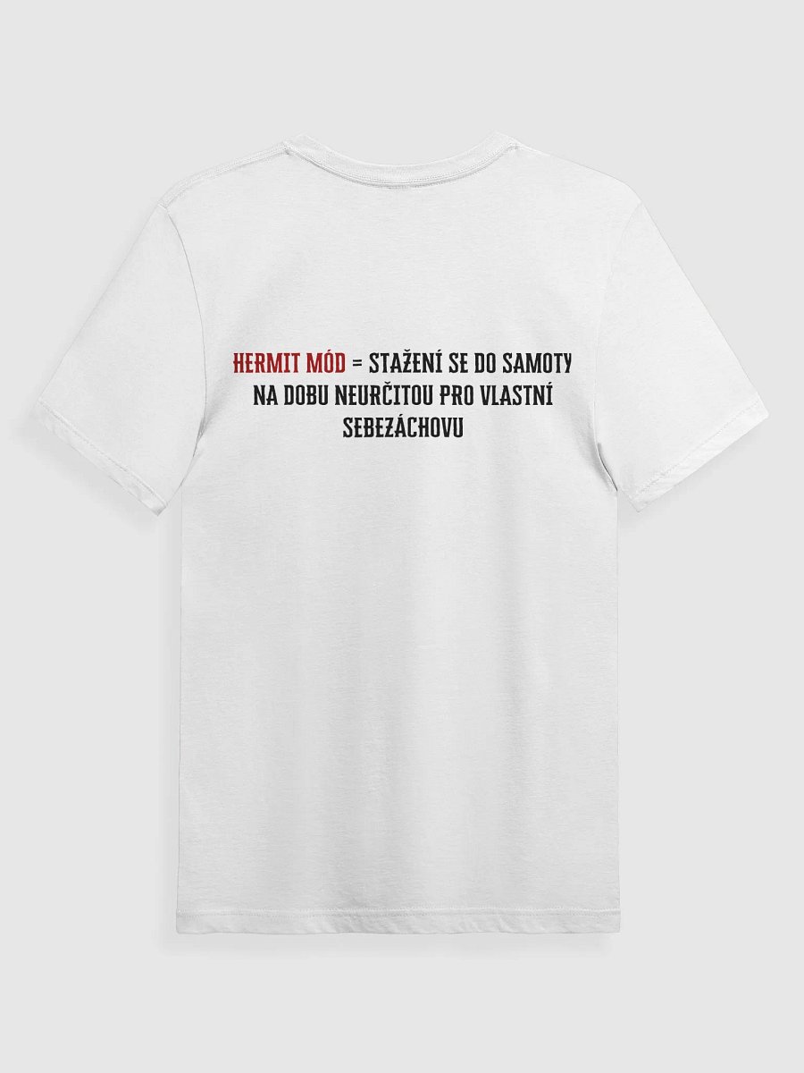 Hermit mód White T-shirt product image (2)