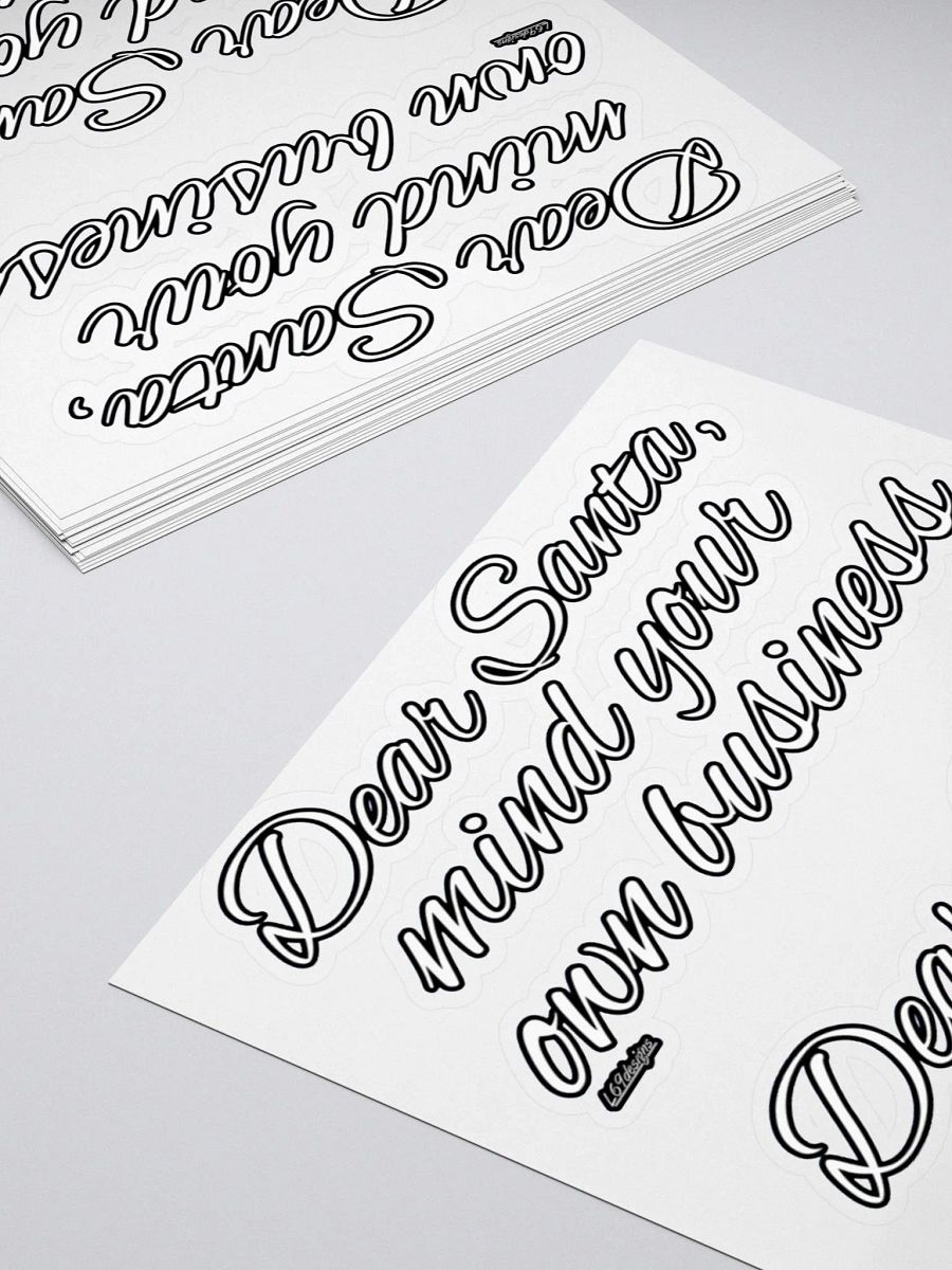 DEAR SANTA, MIND YOUR OWN BUSINESS product image (11)