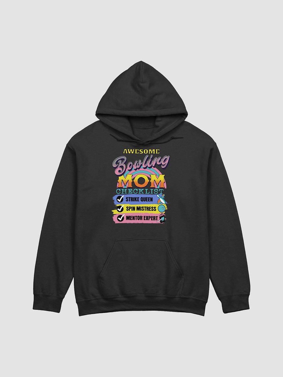 Awesome Bowling Mom Checklist Hoodie product image (1)