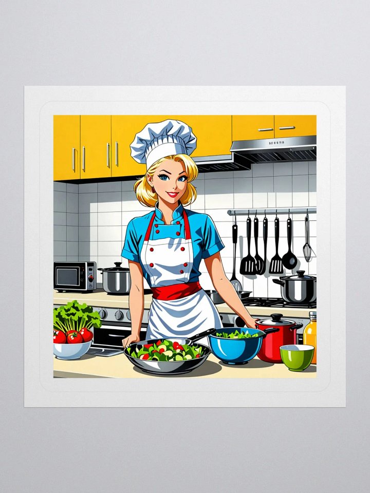 Kitchen Hero Kiss Cut Stickers product image (3)