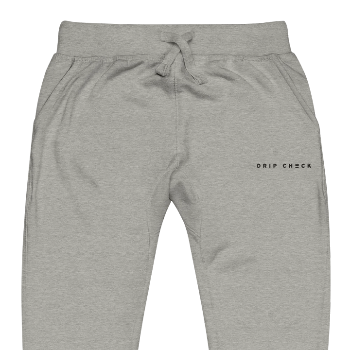DRIP CHECK UNISEX FLEECE SWEATPANTS - GREY product image (2)