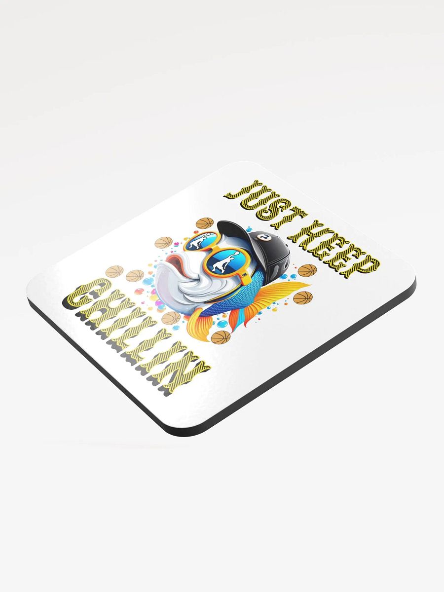 Just Keep Chillin Basketball Fish Cork Coaster product image (3)
