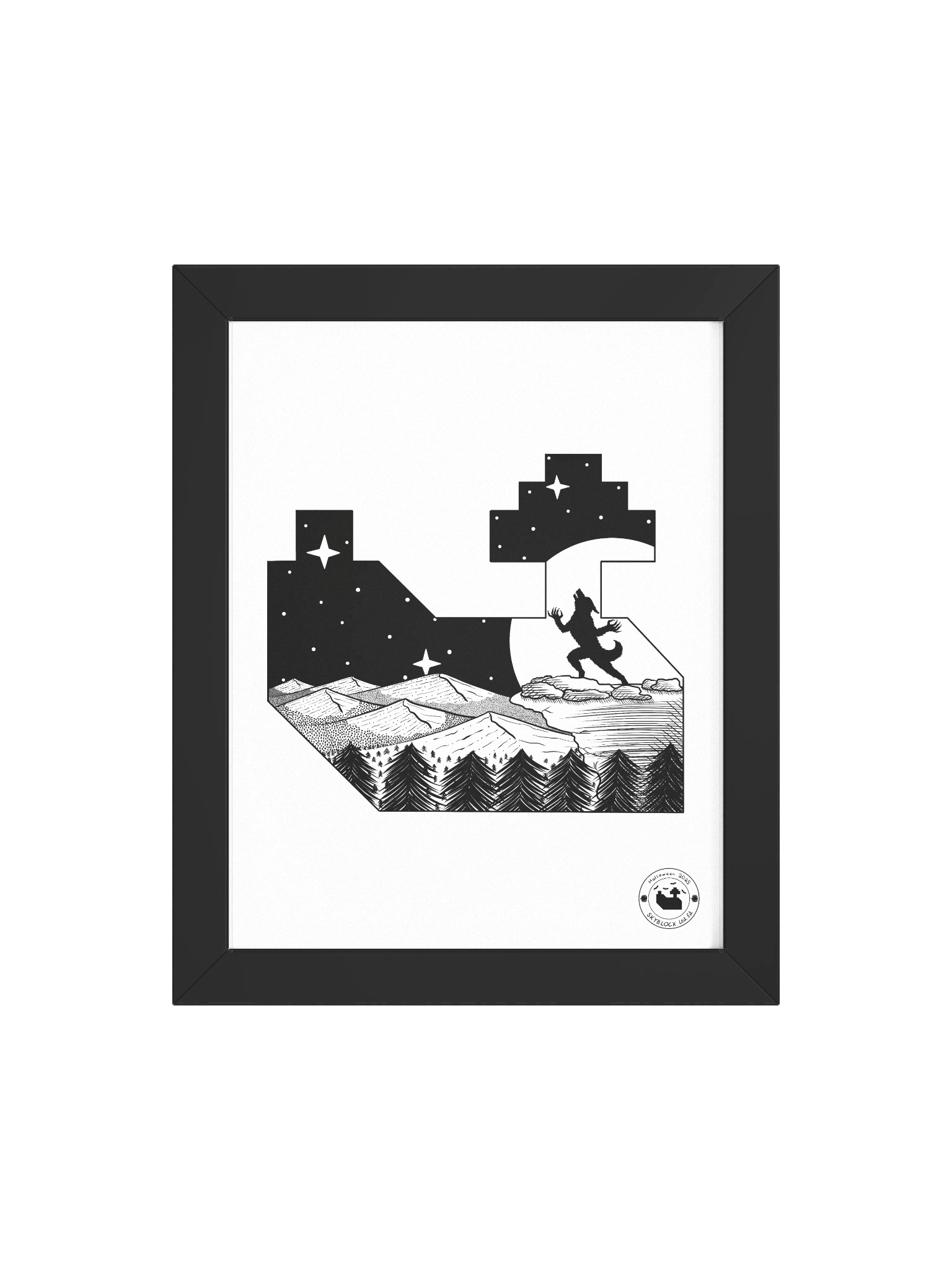 Cry of the Wolf - Halloween 2025 Ltd. Framed Poster product image (4)