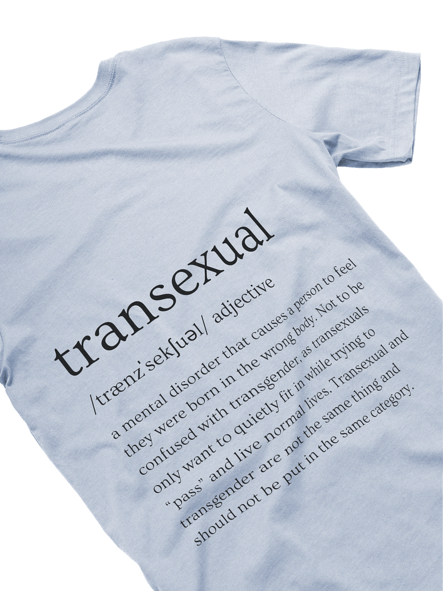 [Buck Angel Shop] Transexual Definition [black letters] - Unisex Graphic Tee product image (12)