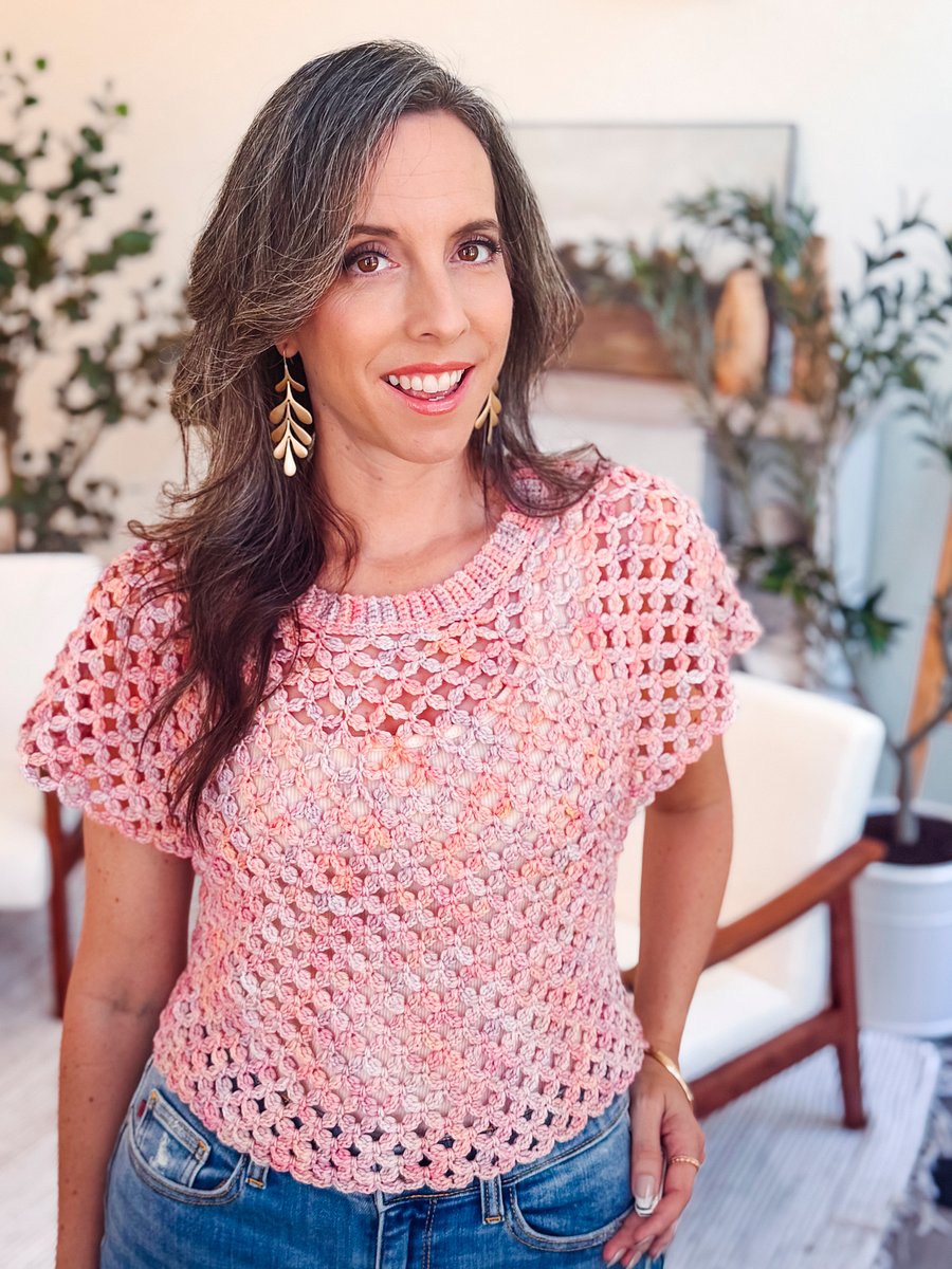 Circle Leaf Lace Summer Top Pattern product image (5)