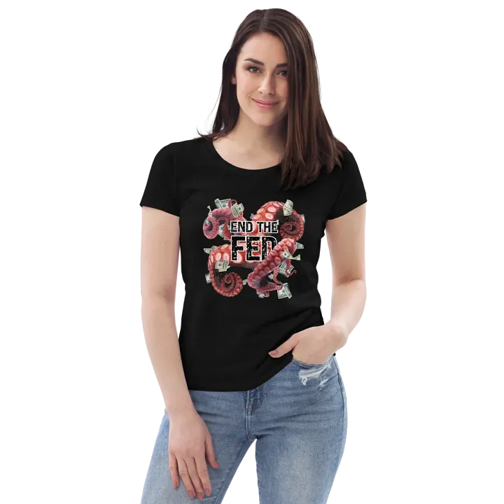 “End The Fed” Women’s Fitted T-Shirt product image (2)